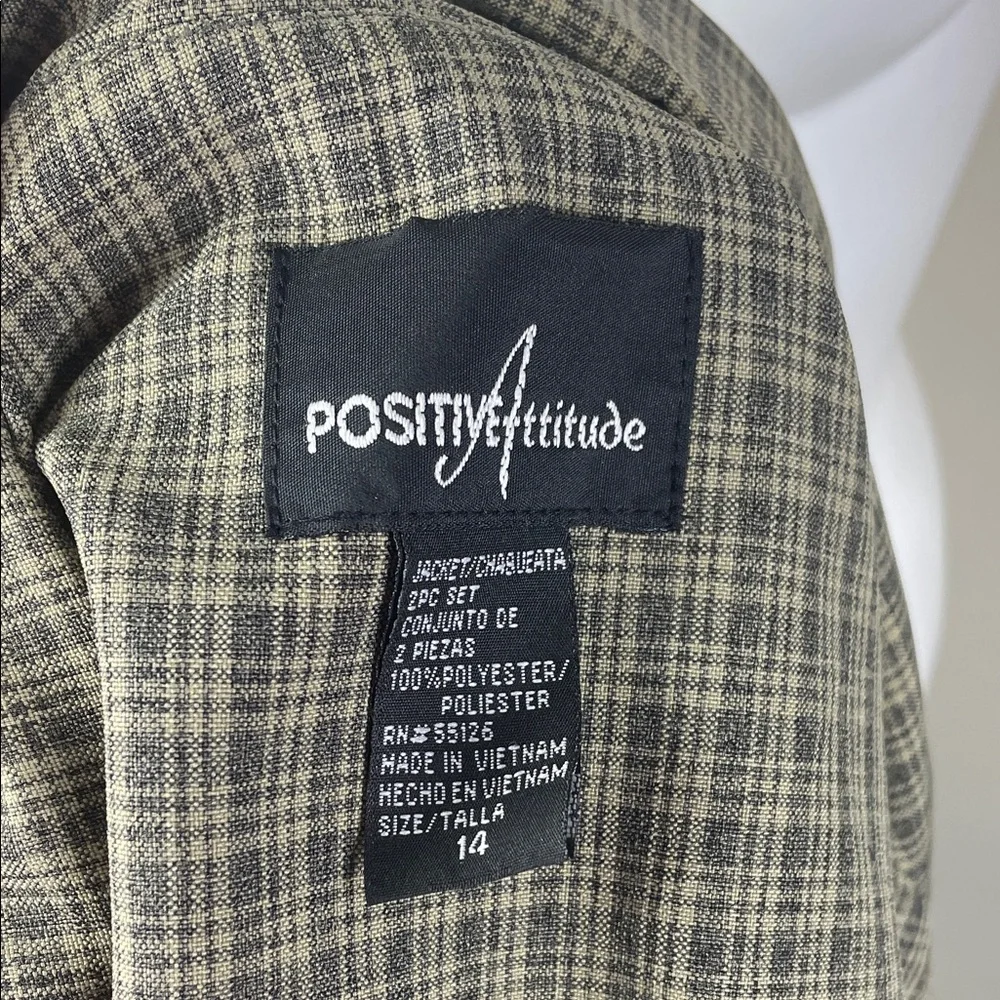 Positive Attitude Vintage Short Sleeve Blazer Notched Collar